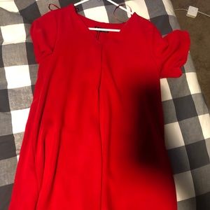 Red Zara dress, NWT
